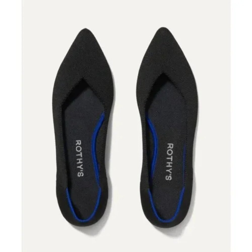 ROTHY'S | The Point II Comfy Pointed-Toe Knit Upper Slip-on Flats | Size 8.5